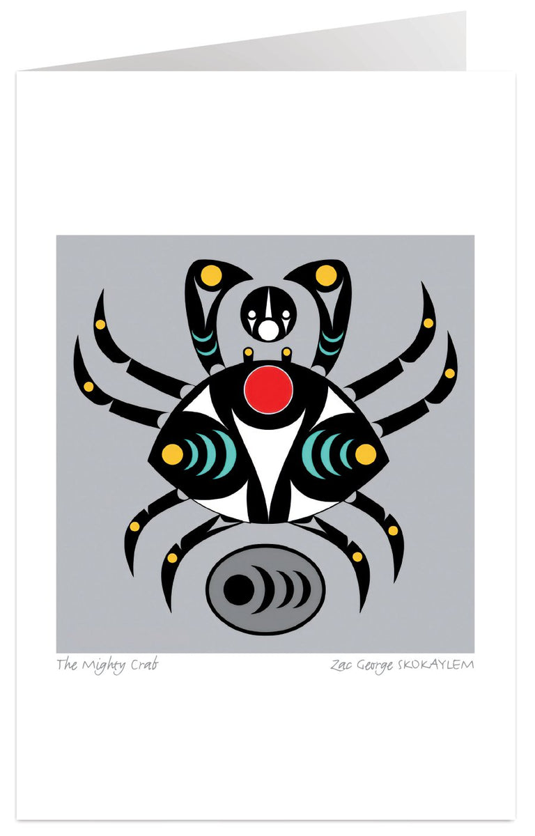 mogno6 crabat アート The Mighty Crab by artist Zac George SKOKAYLEM – Indigenous Collection