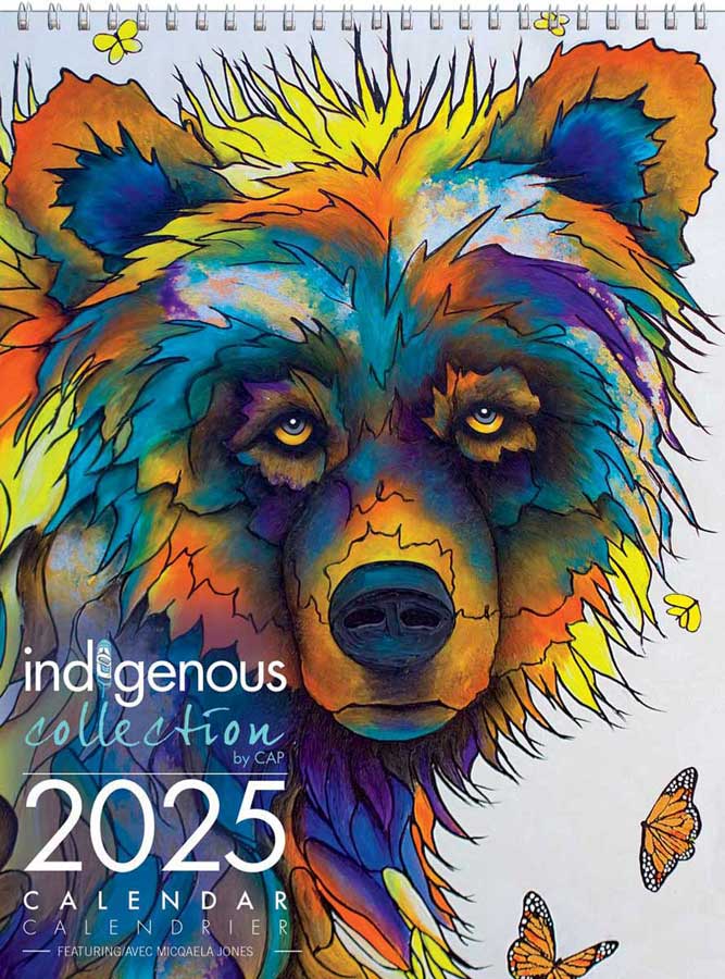 Micqaela Jones 2025 calendar Indigenous Collection