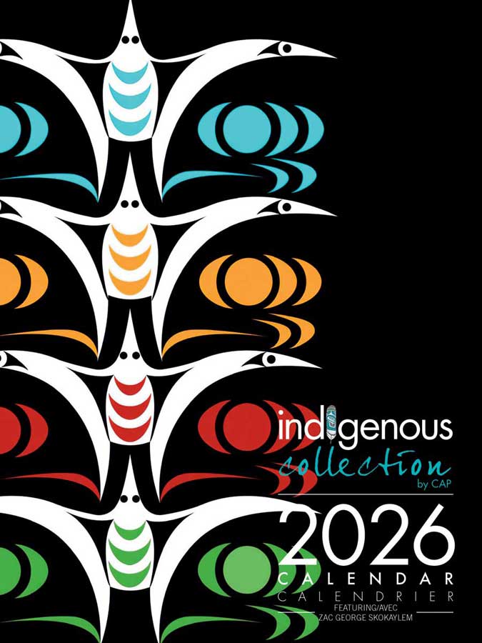 Zac SKOKAYLEM 2026 Calendar Indigenous Collection