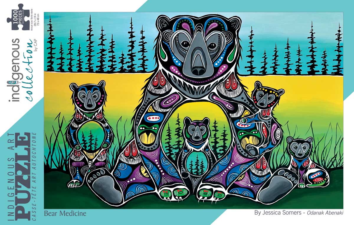 DENTED BOX - Bear Medicine 1000 piece Puzzle – Indigenous Collection