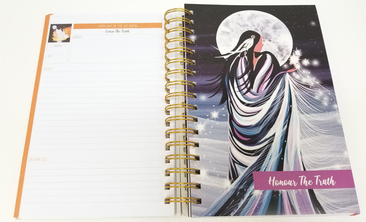 Moon Cycle Journal: 13 Moon Monthly Diary For Women- Monitor Mood, Support  Manifestation, Visualization and Monthly Intentions, Undated Planner