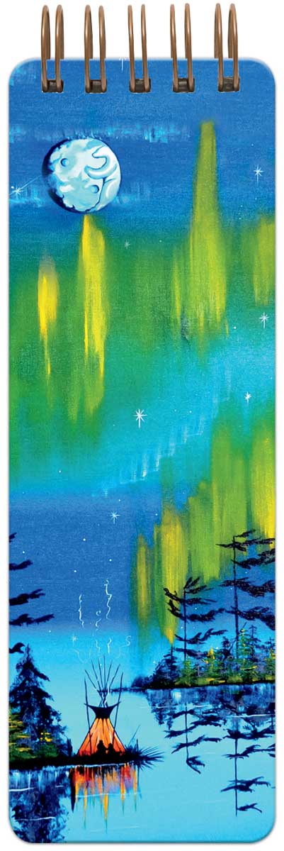 Northern Lights notepad by William Monague