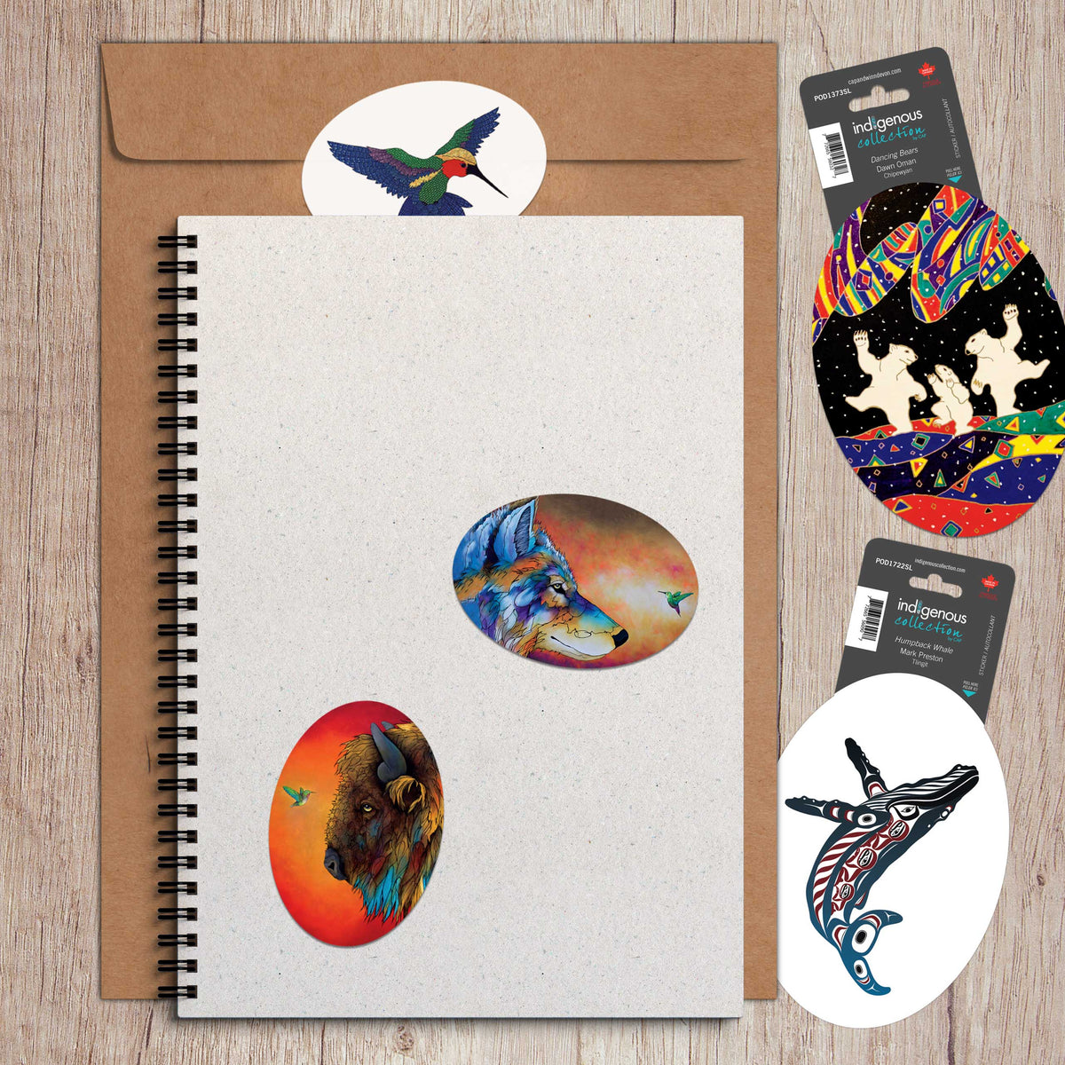 Stickers and Sticker Books – Indigenous Collection