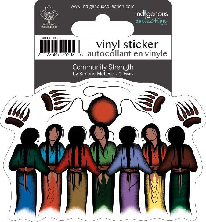 Indigenous Musical Instruments Sticker Indigenous Vinyl Sticker – Indigenous Collection