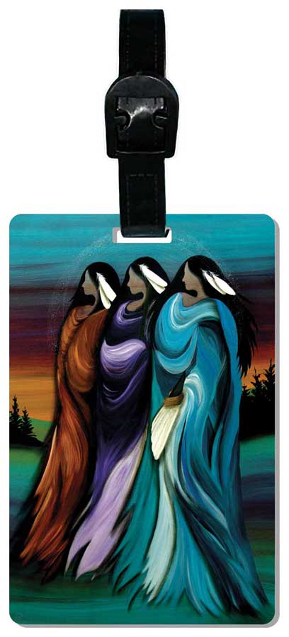 Three Sisters Luggage Tag