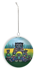 Bear Medicine Glass Ornament