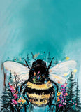 Bumble Bee Microfiber Tea Towel