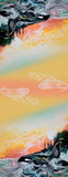 Killer Whale Sunset Eco Scarf by artist Carla Joseph