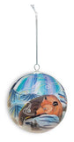 Bear Mountain Glass Ornament