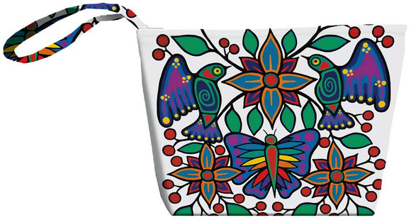 Yellow Floral Garden Small Tote Bag by artist Jim Oskineegish