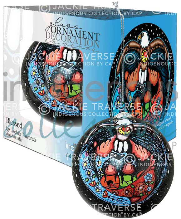 Blessed Glass Ornament by artistJackie Traverse