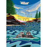Melts My Heart Tea Towel by artist Shelley Davies. Indigenous Collection.