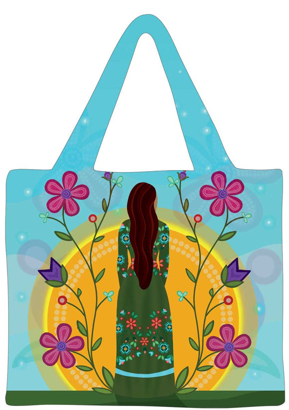 Shine On Reusable Shopping Bag by artist Lisa Berry