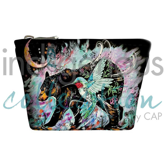 Hummingbear Coin Purse by artist Carla Joseph