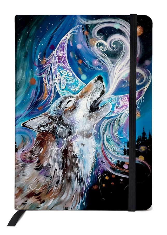 Wolf Moon Lined Journal – Indigenous Collection