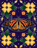 Monarch Butterfly Diamond Art Kit by artist Marissa Indoe