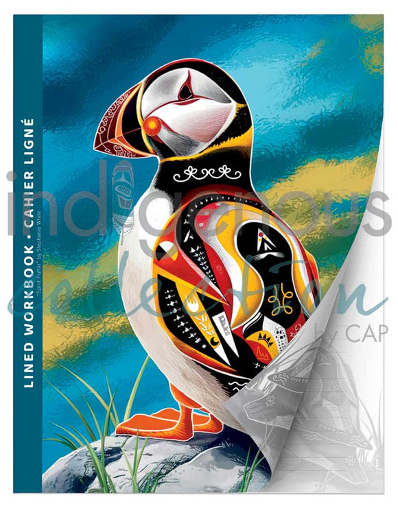 Spirit Puffin Workbook by artist Stephanie White