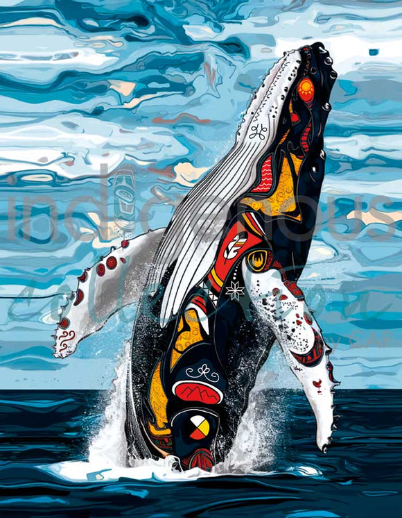 Spirit Whale Diamond Art Kit by artist Stephanie White