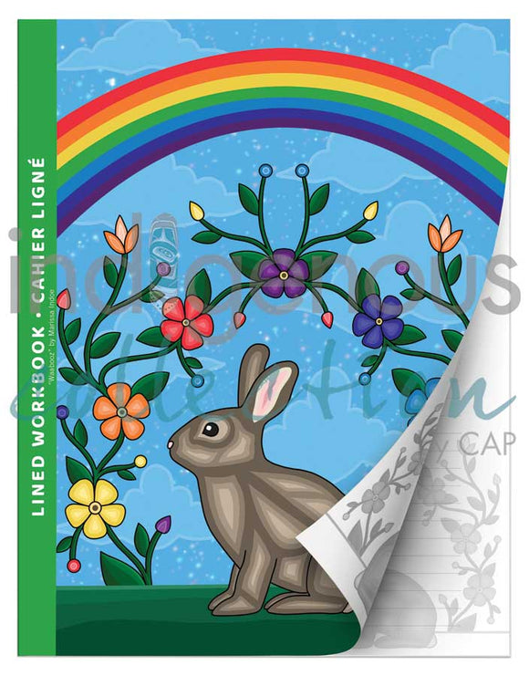 Waabooz Workbook by artist Marissa Indoe