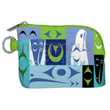 Coast Salish Design Pocket Wallet by artist Zac George Skokaylem - Tsleil-Waututh Nation