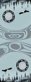 Eagle Moon Eco Scarf by artist Shelley Davies