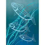 Return Tea Towel by artist Jessica McCallum-Miller (Hlox Majagalee). Indigenous Collection.