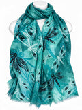Angels Surround Dragonflies Eco Scarf by artist Jessica McCallum-Miller (Hlox Majagalee)