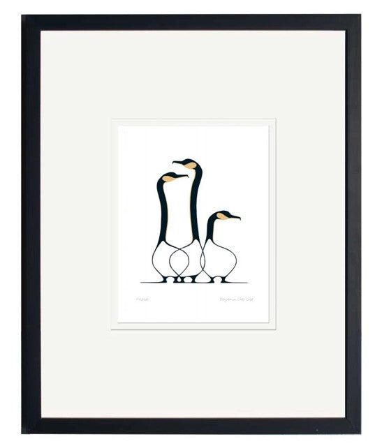 Friends - small framed and matted print
