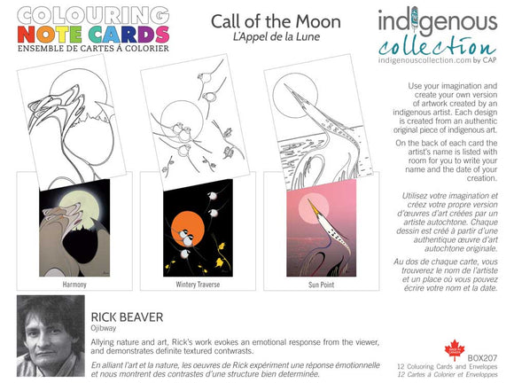 Rick Beaver CALL OF THE MOON Boxed Note Cards
