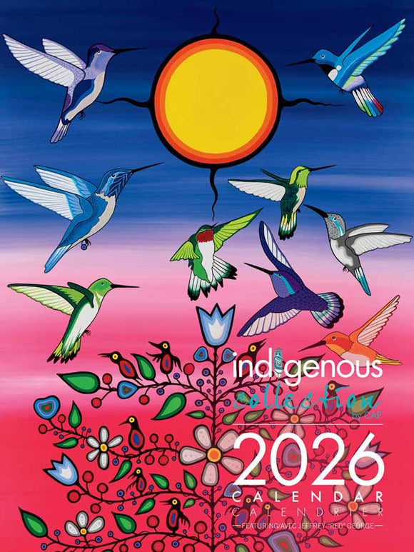 2026 calendar by artist Jeffrey Red George