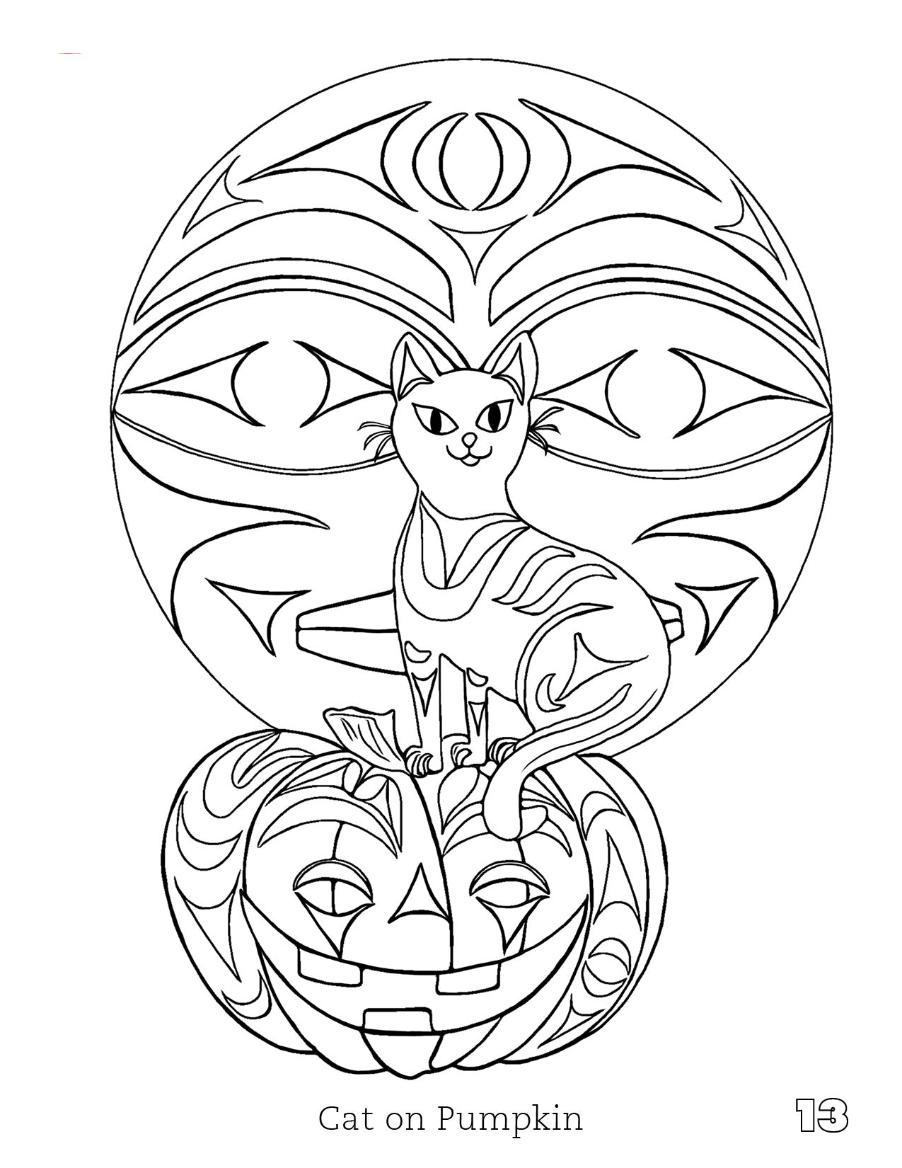 halloween coloring page