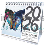 Medicine Ponies 2026 Desk Calendar by artist Micqaela Jones