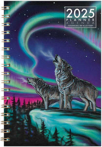 Sky Dance - Wolf Song weekly planner by artist Amy Keller-Rempp