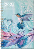 Hummingbird Feathers weekly planner by artist Carla Joseph