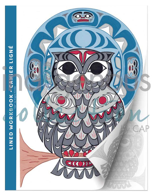 Owl Workbook by artist Angela Kimble
