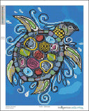 Turtle - Mikinaak diamond art by artist Jessica Somers