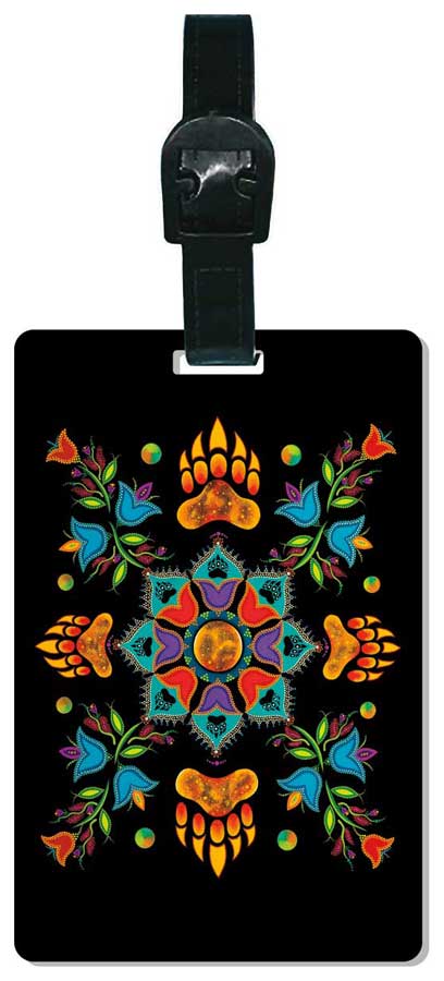 Revelation luggage tag by artist Tracey Metallic