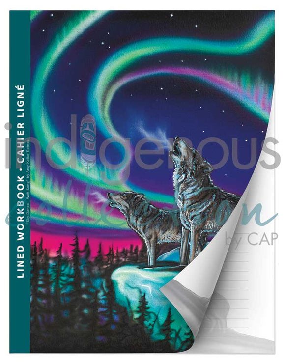 Sky Dance - Wolf Song Workbook by artist Amy Keller-Rempp