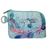 Hummingbird Feathers Pocket Wallet by artist Carla Joseph - MŽtis/Cree