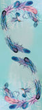 Hummingbird Feathers Eco Scarf by artist Carla Joseph