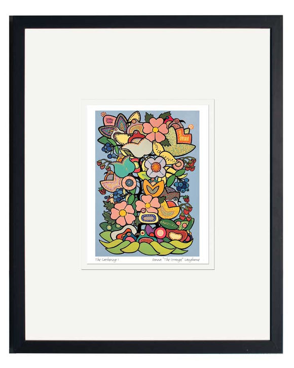 The Gathering I - small framed and matted print