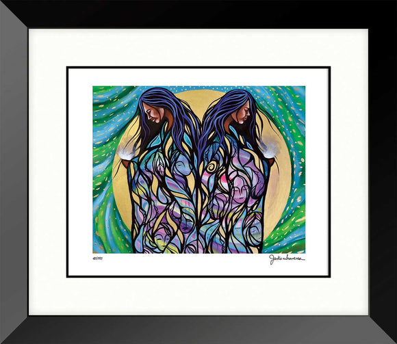 Prayers for our Women framed limited edition print by artist Jackie Traverse