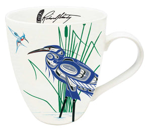 Dented Mug Box - Hummingbird & Blue Heron 18 oz. Mug