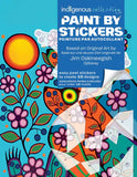 Yellow Floral Garden Paint By Sticker Book by artist Jim Oskineegish. Indigenous Collection.