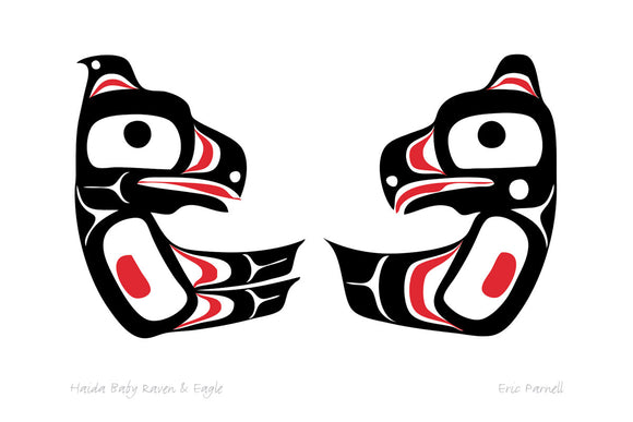 Haida Baby Raven & Eagle - 9