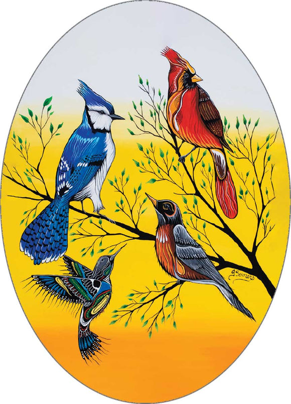 Binesheug (Birds) Sticker