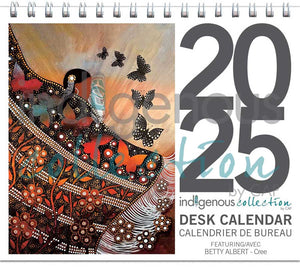 Betty Albert 2025 Desk Calendar