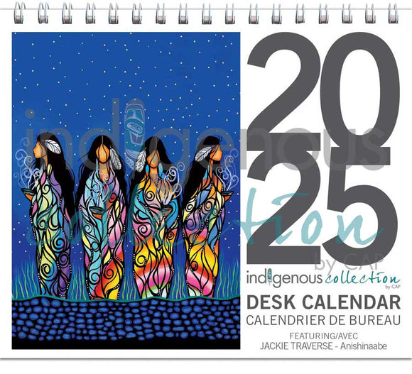 Jackie Traverse 2025 Desk Calendar