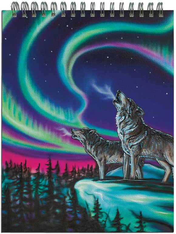 Sky Dance - Wolf Song sketchbook by artist Amy Keller-Rempp