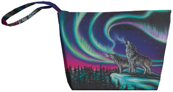 Sky Dance- Wolf Song small tote bag by artist Amy Keller-Rempp